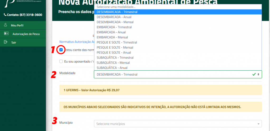 autorizacao de pesca imasul carteirinha